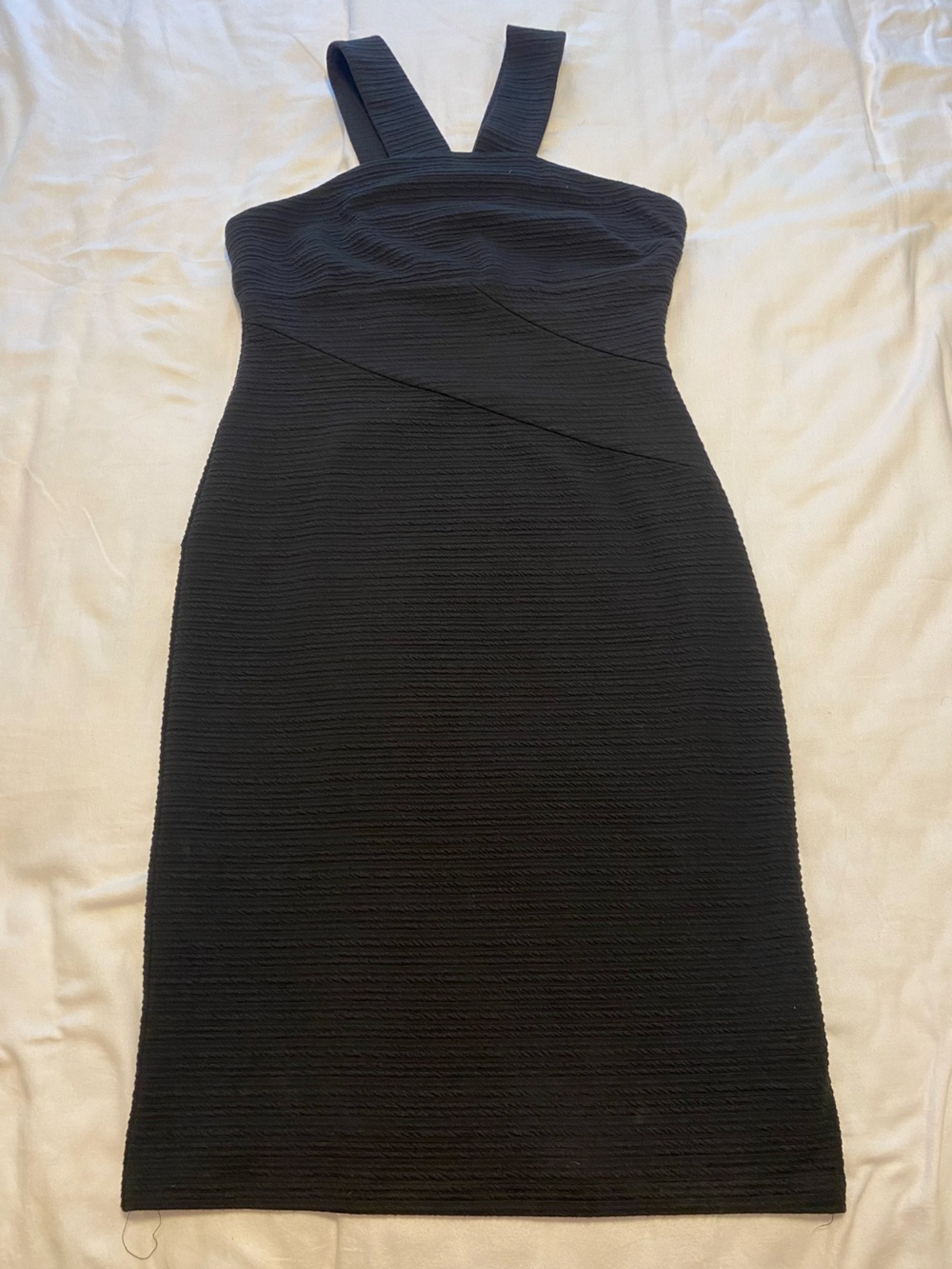 NEW Cremieux Classic Black Sleeveless Fully Lined Bodycon Dress Size 10